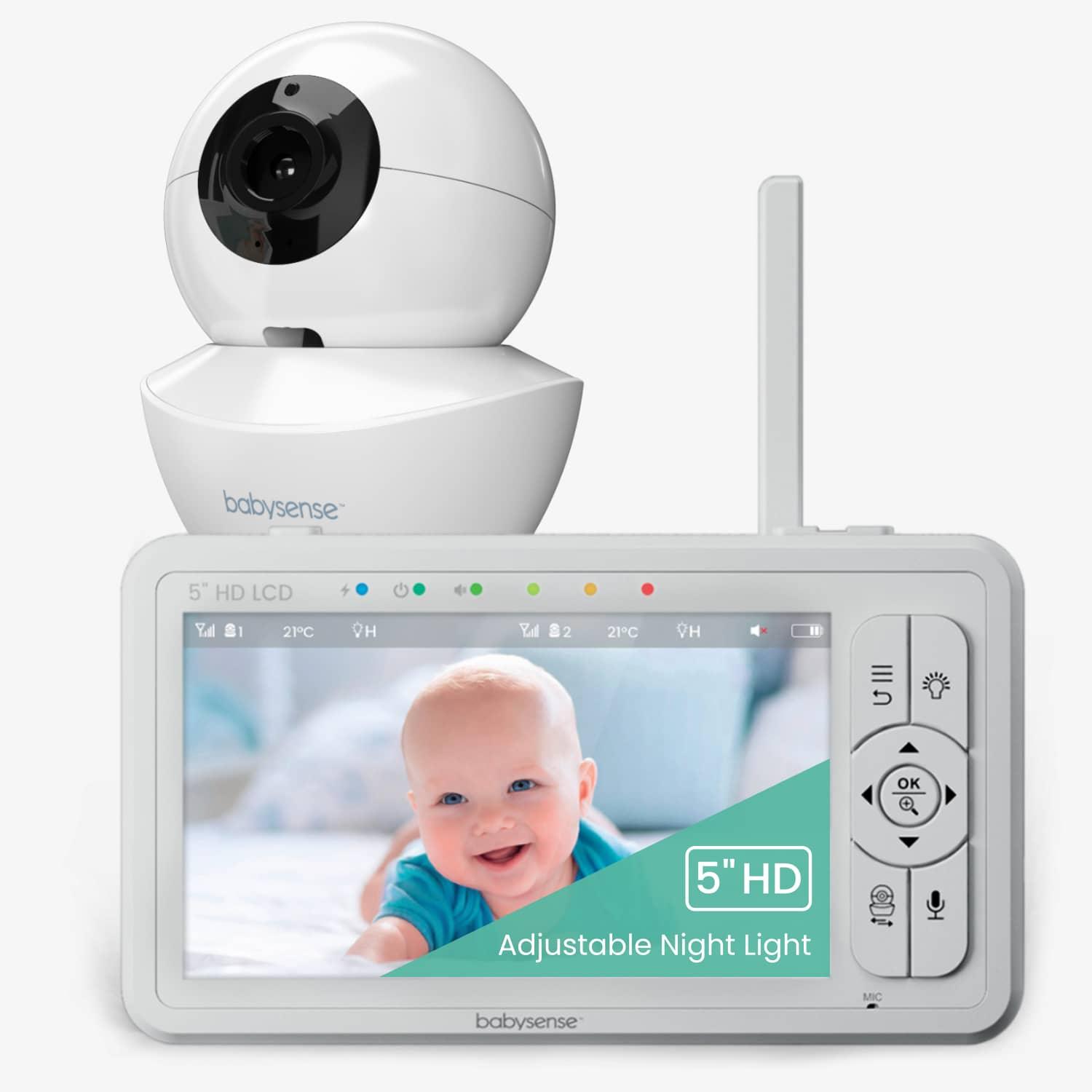 Babysense HD S2: Video Baby Monitor, One Camera, Non wifi, Night Light &  Sound Machine