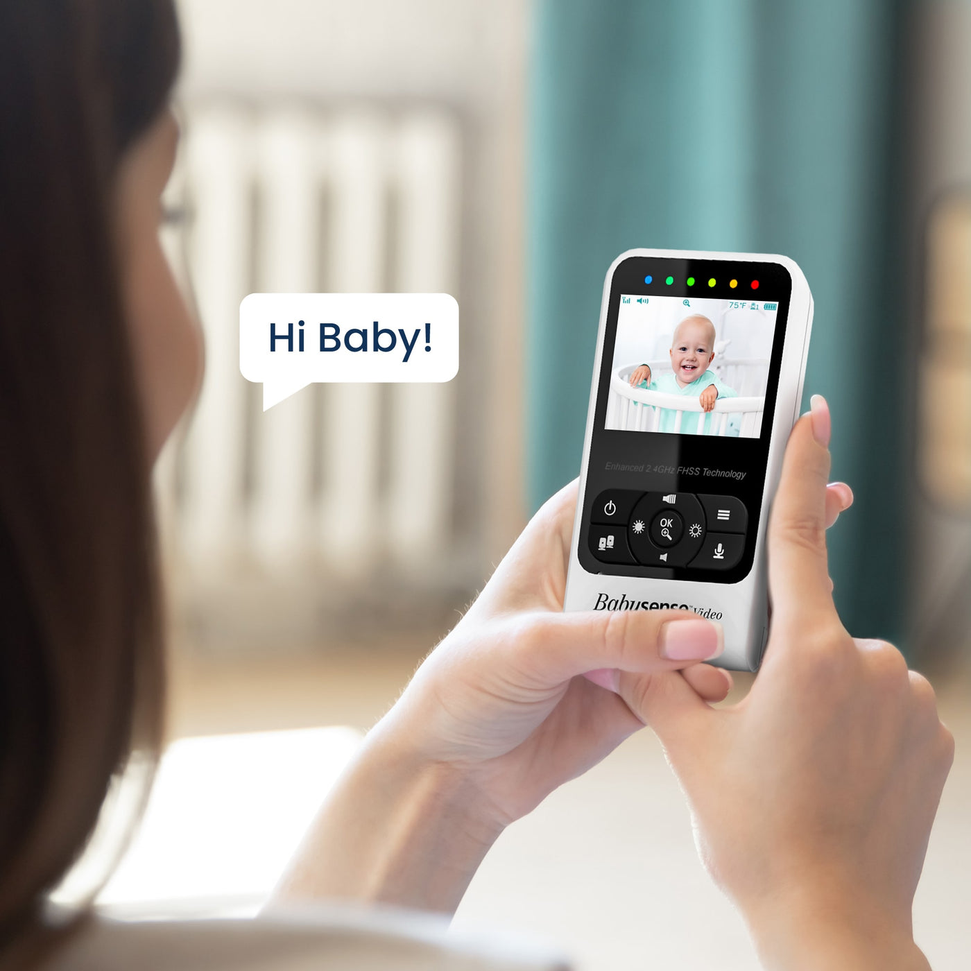 Babysense 7 & V24R Bundle: Compact Baby Monitor with Camera