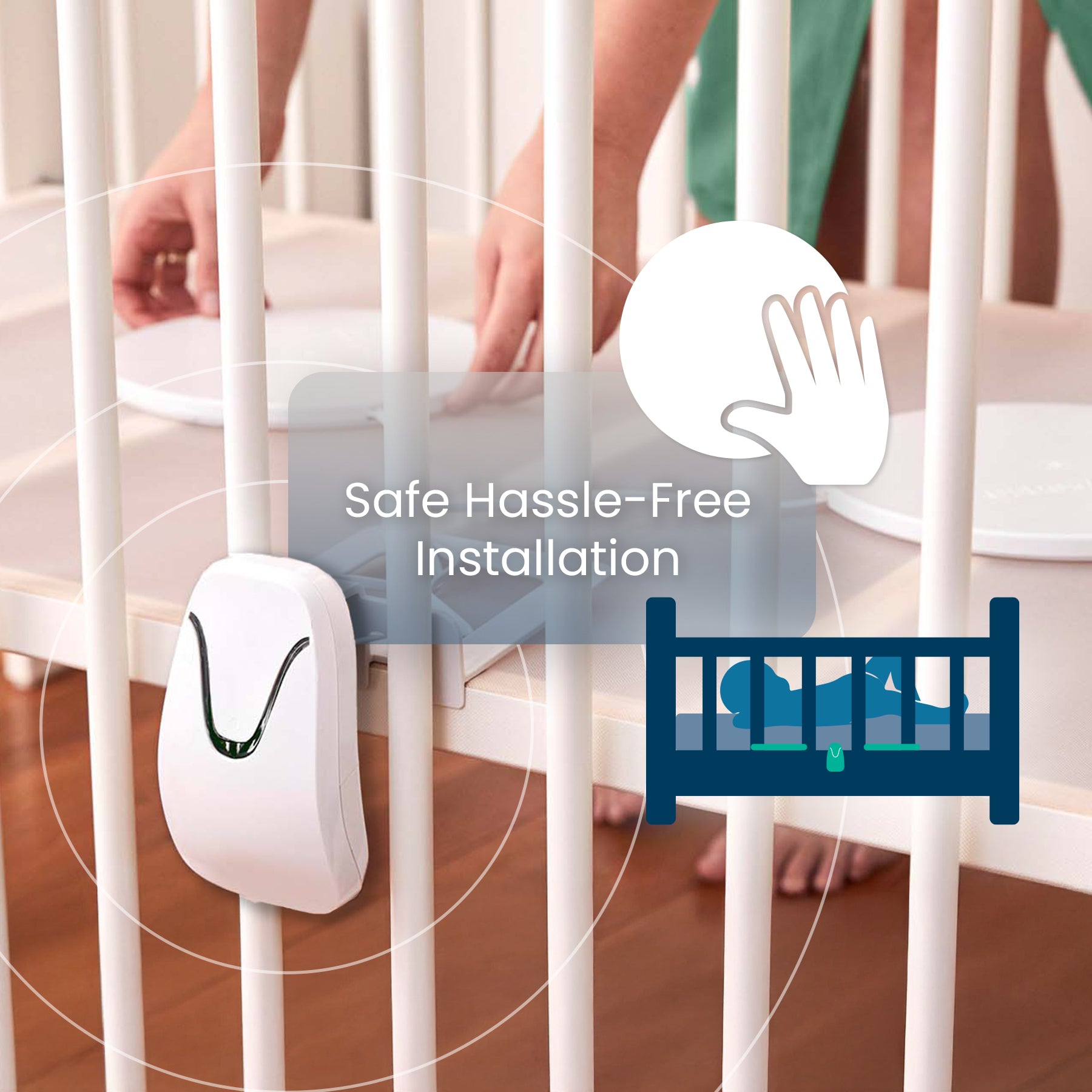 Babysense 7 - Baby Monitor with Breathing Motion Detection & Safety Alerts - Babysense