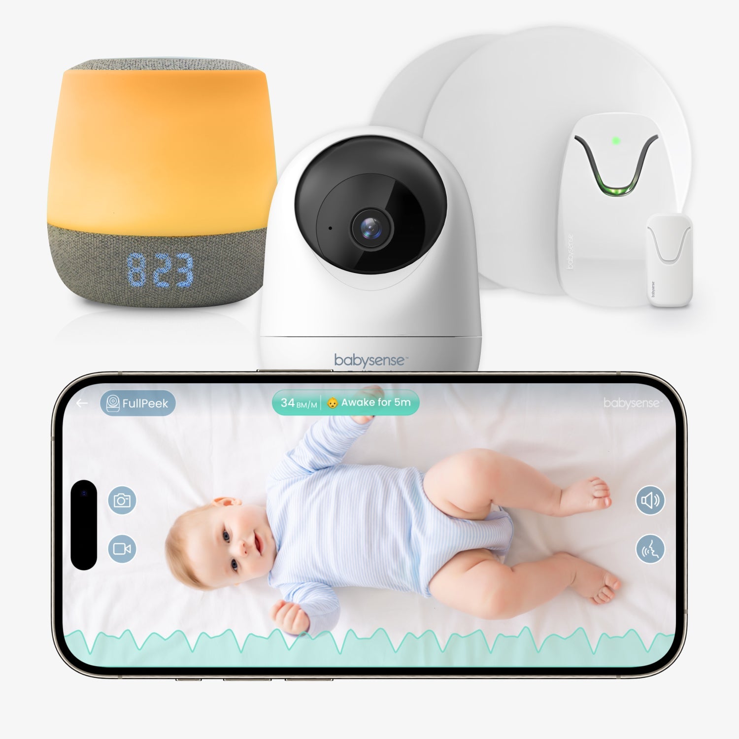 Baby monitor that records shops video