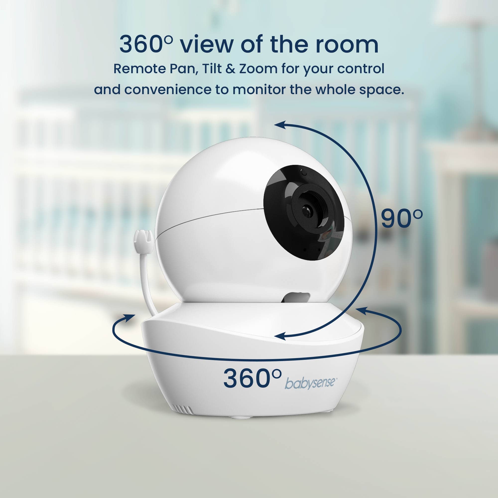 Babysense Sleep & Monitor Pack: Video Baby Monitor with HD Camera & Smart Baby White Noise Sound and Light Machines - Babysense