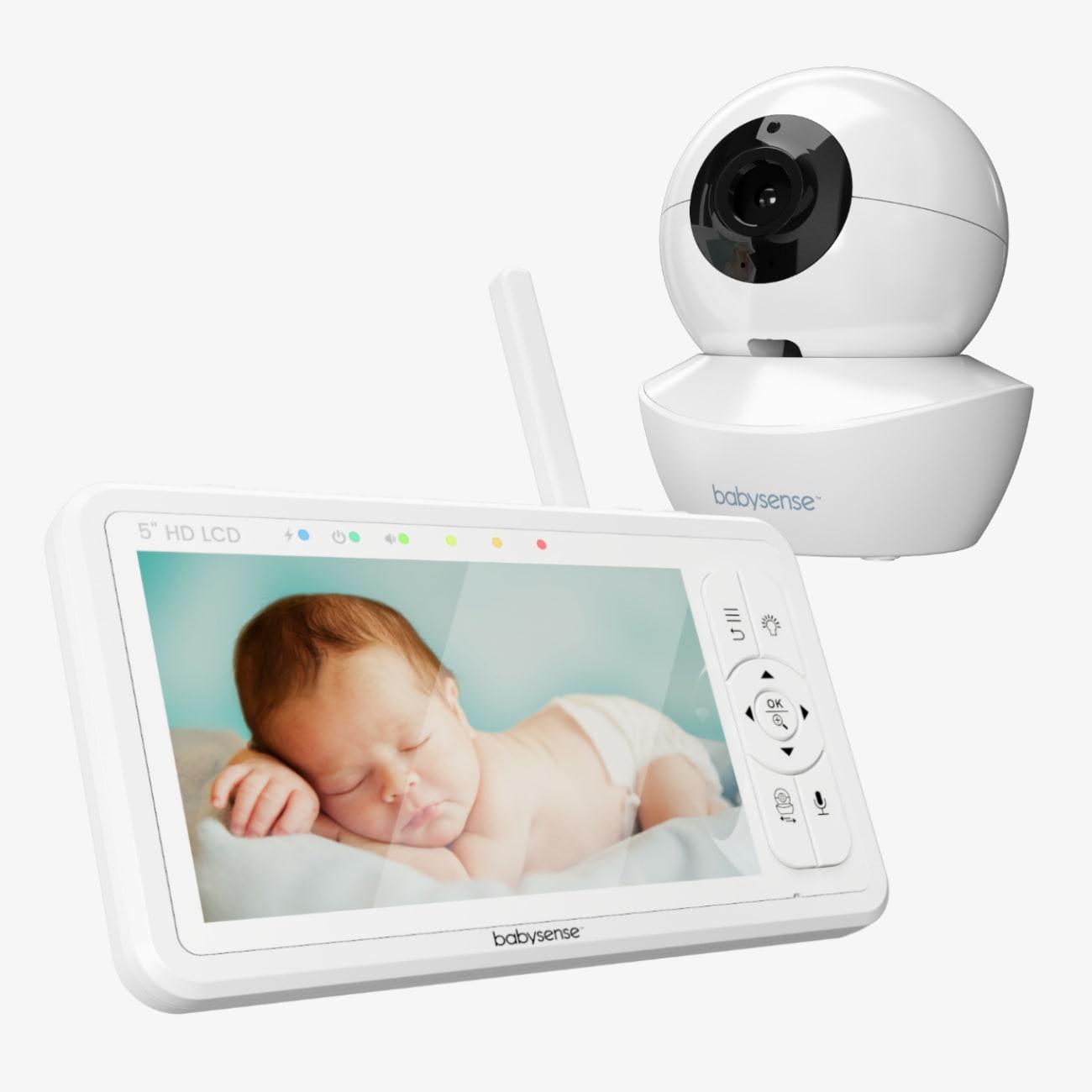 NEW! HD 5" Video Baby Monitor, HD S2 1 Cam - Babysense