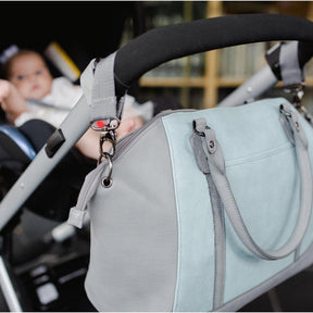 Baby Organizer Bag - Charmaine Angel Blue & Cool Grey