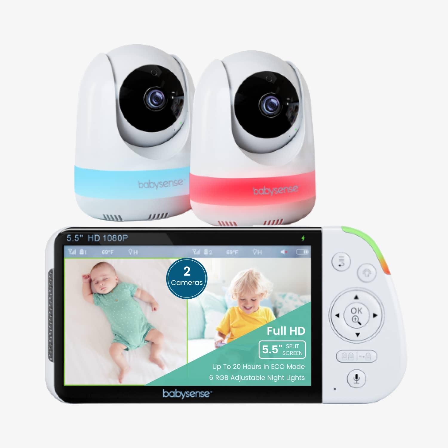 Babysense True Sleep: Video Baby Monitor with Movement Monitor, 1 or 2  Cameras